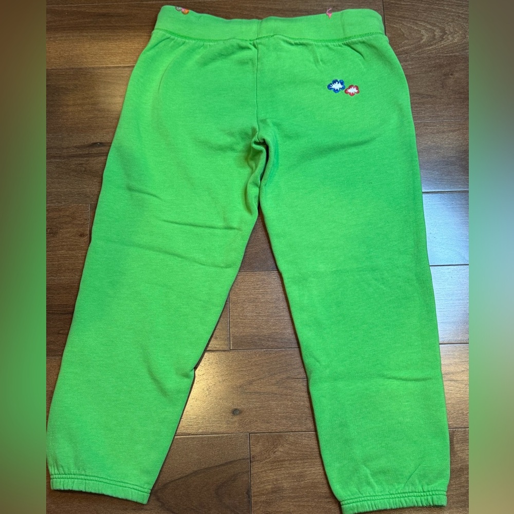 Y2K PINK Victoria's Secret Neon Green Ankle/Capri Jogger - Picture 5 of 12